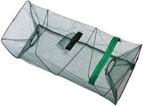 YXCUIDP Foldable Fishing Bait Fish Trap, Portable Fishing Net Fish Trap Fish Lobster Crab Fishing Net Trap Crab Lobster Shrimp Fish Fishing Net Fishing Trap,A, green, 45*25*25