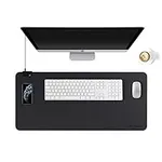 KeySmart TaskPad - Wireless Charging Desk Pad for Computer, Laptop, Phone