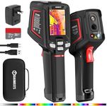 KAIWEETS Thermal Imaging Camera, 256x192 Ultra-high IR Resolution, 16-Hour Battery Life Infrared Camera; -4~1022°F Thermal Camera with PIP/Infrared/Visible Light/Fusion 4 Image Modes - 32GB TF Card