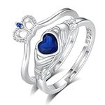 INFUSEU Claddagh Rings for Women St