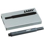 Lamy T-10 Black Ink Cartridges Pkg 5