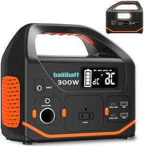 Portable Power Station 300W 266Wh Lithium Battery