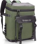 Vogshow 30L Cooler Bag Picnic Backpack Large Thermos Cool Bag Rucksack Leakproof Waterproof Insulated Backpack Cooler for Fishing, Party, Camping, Family Outdoor, Beach, Travelling, Shopping (Green)