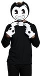 Disguise Men's Bendy Adult Costume Kit, Black, One Size Adult