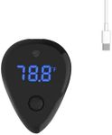 Carefree Fish Aquarium Rechargeable Thermometer Cordless Human Sensor Switch Fish Tank Thermometer Overtemperature Sound Alarm ±1℉（Power Adapter and Charging Cable not Included）