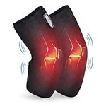 ComfIer Heated Knee Brace Wrap with Massage,Vibration Knee Massager with Heating Pad for Knee Fatigue,Leg Massager, Knee Pad for knee Leg Foot with Heat,Gifts for Dad&Mom