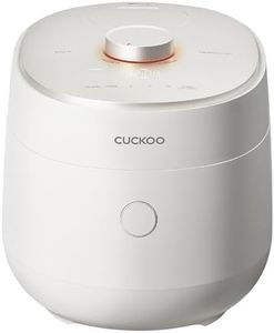 CUCKOO Twin Pressure Rice Cooker 10-Cup Uncooked / 20-Cup Cooked with Induction Heating Technology, Silent Pressure System, Open Cooking Mode, Dynamic Display, Eco Inner Pot, White (CRP-OHTR1009FW)