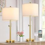 Table Lamp Set of 2, Bedside Lamp w