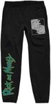 Bioworld Rick and Morty Zombie Characters Men's Black Sweatpants-XS