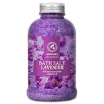 Sea Salt Lavender with Lavender Essential Oil 600g - Lavender Bath Salts - Good for Beauty - Bathing - Body Care