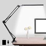LED Desk Lamp, Adjustable Swing Arm