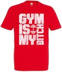 Urban Backwoods Gym is My Bitch Men T-Shirt Red Size XL