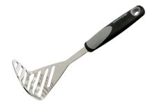 Wiltshire Classic Potato Masher, Stainless Steel, Food & Vegetable Ricer, Food Crusher, Anti-Slip Soft Touch Handle, 30x8x8cm, Black Grey & Silver