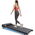 Urevo E3S Walking Pad with Incline for Home/Office | Powerful Yet Quiet 2.25 HP Smart Under Desk Treadmill with APP, LED Display and Remote Control | 0.9-6.4 kmph Speed, 265lbs/120Kg Weight Capacity