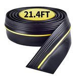 6.5M 21.5FT Garage Door Threshold Seal Weatherproof Easy Cut Replacement Strip (21.4ft/6.5m)