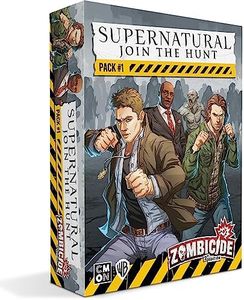 CMON Zombicide Supernatural Character Pack #1 - Sam, Dean, Alpha Vampire, Wendigo - Unleash Hellish Action! Cooperative Strategy Board Game for Ages 14+, 1-6 Players, 60 Minute Playtime, Made