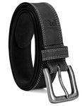 Timberland PRO Men's 38mm Boot Leather Belt, Black, 44