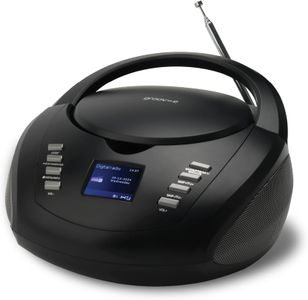 Groov-e DAB Boombox Radio – Black Portable Stereo