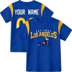 KREDE Los Angeles R T Shirt Custom Name Number for Kids Boy Girl Gift
