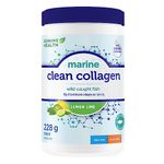 Genuine Health Marine Clean Collagen Powder, 228g tub, 10g collagen per serving, Natural joint, skin, hair, nail support, Lemon-lime flavour, Dairy & gluten-free, Wild-caught, Non-GMO, Keto & paleo-friendly