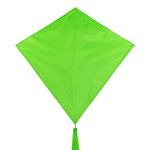 In the Breeze 3297 - Lime 30 Inch Diamond Kite - Solid Green, Fun, Easy Flying Kite