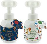 Winter in Venice Baba’s Foaming Family Hand Wash, Kids Flower Shaped Foam Soap with Blackcurrant and Neroli Extracts, Blue Duo Set, Vegan-Friendly