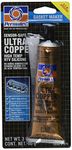 12-Pack : 12 Pack Permatex 81878 Ultra Copper Maximum Temperature RTV Silicone Gasket Maker - 3 oz Tube (101BR)