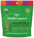 Wedderspoon Organic Manuka Honey Pops for Kids, Variety Pack, 24 Count, Unpasteurized, Genuine New Zealand Honey, 100% RDA Vitamin C