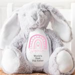 Personalised Big Sister Teddy, New Big Sister Gift | New Big Sister Present, Sister Teddy Bear | New Sibling Gift, Gift For New Sister