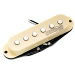 Wilkinson High Output Ceramic Single Coil Neck Pickup for Strat Style Electric Guitar, Cream