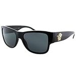 Versace Men's Sunglasses, Black (Onyx Gb1/87), Einheitsgröße (Herstellergröße: 58)