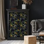 funlife Peel and Stick Furniture Sticker, Floral Makeover Wall Decals with Back Adhesive, Decoration for Drawer, Cabinet, Shelf Liner, Magic Forest 2