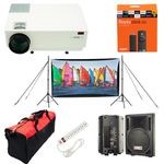 Backyard Theater Systems Recreation Outdoor Theater System with Projector
