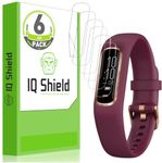 IQShield Screen Protector Compatible with Garmin Vivosmart 4 (6-Pack) LiquidSkin Anti-Bubble Clear TPU Film