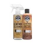 Chemical Guys SPI_109_16FE Leather Cleaner and Leather Conditioner Kit for Use on Leather Apparel, Furniture, Car Interiors, Shoes, Boots, Bags & More (2 - 473 ml Bottles)