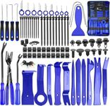 Doaho 238Pcs Trim Removal Tool, Fastener Remover Plastic Pry Tool Kit, Adhesive Cable Clips Auto Push Pin Bumper Retainer Clip Set with Storage Bag for Panel, Radio, Stereo, Audio, Dash, Window