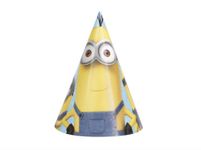 Unique Despicable Me Minions 2 Party Cone Hats | One Size | 8 Pcs