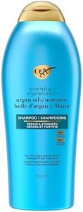 OGX Renewing + Argan Oil of Morocco Hydrating Hair Shampoo, Cold-Pressed Argan Oil to Help Moisturize, Soften & Strengthen Hair, Paraben-Free with Sulfate-Free Surfactants, 25.4 Fl Oz
