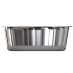 HeavyBowl - 2.5 lb Weighted Dog Bowl - Heavy Stainless Steel Dog Bowl That Won't Move - no Spill, Non Slip, Non Skid