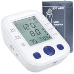 Blood Pressure Monitor for Home Use Automatic Blood Pressure Machine with 2x99 Memory LCD Display Bp Machine for home with Upper Arm Large Cuff 22-42cm