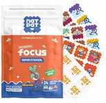 NATPAT Focus Patch Focus Enhancing Stickers for Kids and Adults - Healthy Brain Supports for Attention, Focus, and Concentration - Chemical and Drug Free - 24 Count - BuzzPatch Natural Patch