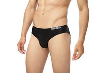 MAML Men’s Ultra Thin Ice Silk Briefs Underwear for Men (XL, Black)