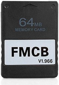 RGEEK 2023 Upgraded Free McBoot FMCB 1.966 PS2 Memory Card 64MB for Sony Playstation 2 PS2,Just Plug and Play, Help You to start games on your hard disk or USB disk