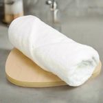 HEELIUM Bamboo Bath Towel | Ultra Absorbent | 3X Softer Than Cotton Towels | 140 x 70 cm - 600 GSM | Pack of 1 - White