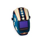 Jackson Safety True Sight II Digital Variable Auto Darkening Filter Welding Helmet with Balder Technology, Nylon, Halo X, Stars, Universal Size, 46118