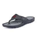 EKIN acupressure and Magnetic Slippers for Blood Circulation Foot Massager Slippers For Men and Women Grey (Size-8)