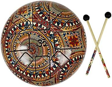Reiki Crystal Products OM Tongue Drum/Tank Drum, Happy Drum Musical Instrument/Happy Drum Tongue/Happy Drum 8 Inch Approx