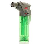 WBD Windproof Cigarette Jet Flame Blow Gun Thrower Torch Barbeque Lighter for Lighting Fireworks, Hookah Coal, Cigars, Melting Glass tubing, Welding and Soldering