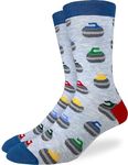 Good Luck Sock Men's Curling Stones Socks, Adult