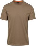 BOSS Men's Tales T_Shirt, Open Brown246, XL